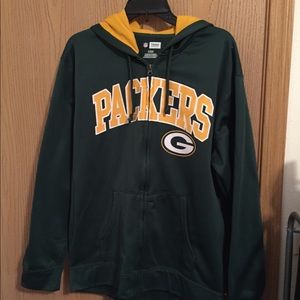 Awesome Green Bay Packer hoodie. Size Large